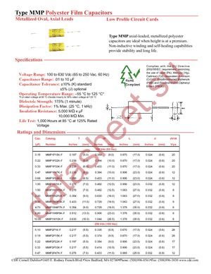 MMP4S47K datasheet  